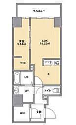 lives residense nakamurakoen 1LDKの間取図画像