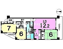 間取図画像 3LDK