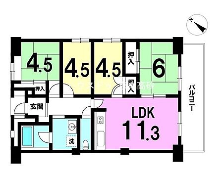 ※図面と現況が異なる場合は現況優先致します。