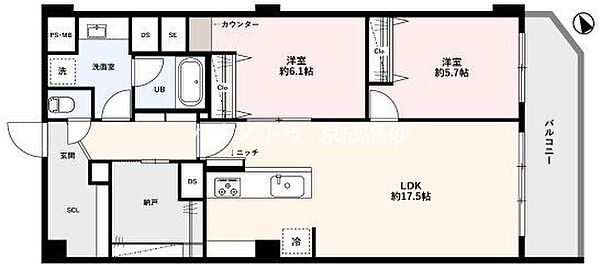 間取りを拡大表示