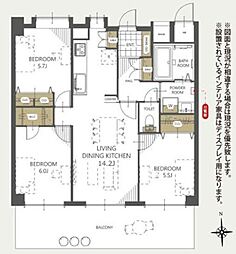 間取図画像 3LDK