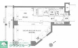 AELL蒲田南 6階1LDKの間取り