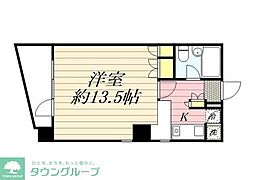 HF八丁堀レジデンスII 703 7階1DKの間取り