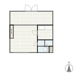 ＰＯＲＴＯ白金長者丸 1階2Kの間取り