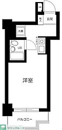 ＧＳハイム芝大門 302 3階ワンルームの間取り