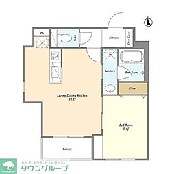 間取図画像 1LDK