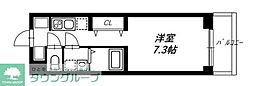 リヴシティ蒲田イースト 1Kの間取図画像