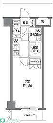TLRRESIDENCEOTORII 1Kの間取図画像
