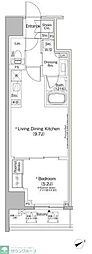 ザ・パークハビオ日本橋茅場町 1LDKの間取図画像