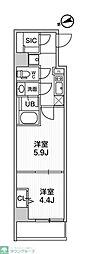 weaveplaceSHINKAMATA 2Kの間取図画像