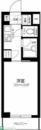 ルーブル学芸大学弐番館 1Kの間取図画像