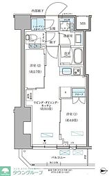 パークアクシス住吉ガーデンスクエア 2LDKの間取図画像