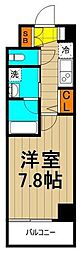 COMFORIA森下WEST 1Kの間取図画像
