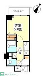 メゾンド島津山 1Kの間取図画像