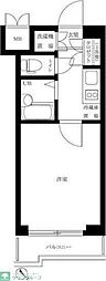 ルーブル恵比寿サウスガーデン 1Kの間取図画像