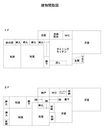 伊勢崎貸家 2階8SLDKの間取り