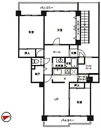 物件画像 グリーンハイツ清水が丘1号棟　6階部分　リフォーム済