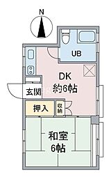 間取図画像 1DK