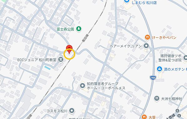 地図を拡大表示