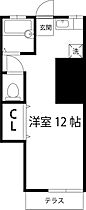 コーポ竹内 103 ｜ 東京都調布市菊野台３丁目18-3（賃貸アパート1R・1階・25.00㎡） その2