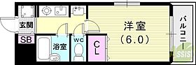 ステラハウス4-500  ｜ 兵庫県西宮市門前町10-41（賃貸アパート1K・2階・19.20㎡） その2