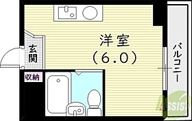 ロイヤルコート西宮門戸  ｜ 兵庫県西宮市下大市東町（賃貸マンション1R・2階・17.00㎡） その2