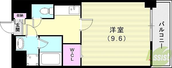 レフィナード ｜兵庫県尼崎市長洲中通2丁目(賃貸マンション1K・3階・30.22㎡)の写真 その1