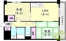 フォレスト武庫元町  ｜ 兵庫県尼崎市武庫元町1丁目22-2（賃貸マンション2LDK・3階・50.17㎡） その2