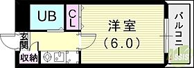 ユニテック武庫之荘  ｜ 兵庫県尼崎市南武庫之荘3丁目11-2（賃貸マンション1K・2階・18.66㎡） その2