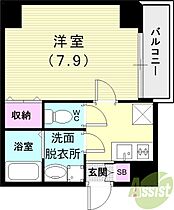 シエテ立花駅前  ｜ 兵庫県尼崎市七松町1丁目10-27（賃貸マンション1K・4階・25.01㎡） その2