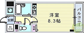 プライムコート武庫之荘  ｜ 兵庫県尼崎市武庫元町1丁目22-9（賃貸マンション1R・2階・22.77㎡） その2