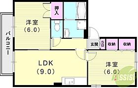 Casa Eterna  ｜ 兵庫県尼崎市御園2丁目6-10（賃貸アパート2LDK・2階・48.50㎡） その2