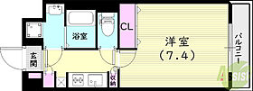 アーバネックス武庫之荘  ｜ 兵庫県尼崎市南武庫之荘1丁目（賃貸マンション1K・5階・25.21㎡） その2