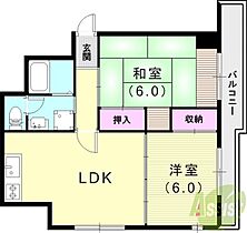 Y’sコート蘭びっく  ｜ 兵庫県尼崎市浜田町5丁目44（賃貸マンション2LDK・4階・55.05㎡） その2