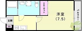 LOTUS TsukaguchiII  ｜ 兵庫県尼崎市南塚口町5丁目9-23（賃貸アパート1K・2階・24.63㎡） その2