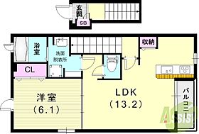 リーベ  ｜ 兵庫県伊丹市千僧2丁目（賃貸アパート1LDK・2階・46.90㎡） その2