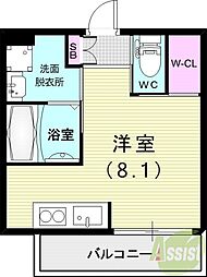 Pスマイルカーサ バラ公園 2階