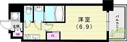 フォーリアライズ尼崎エラン 1Kの間取図画像
