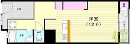 マンション大谷 ワンルームの間取図画像