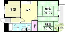 シャルマンフジ武庫之荘壱番館 3階/-