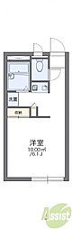 レオパレス松川 1Kの間取図画像