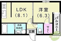 フジパレス立花北II番館 1階/-