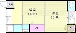 大将軍ハイツ 2階