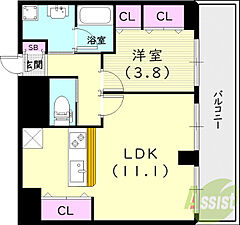 物件の間取り