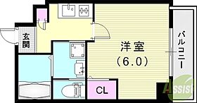 レーヴメゾン尼崎大物  ｜ 兵庫県尼崎市昭和通1丁目9-51（賃貸マンション1K・8階・25.06㎡） その2