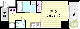 アリビオ立花III  ｜ 兵庫県尼崎市七松町1丁目（賃貸マンション1K・11階・25.31㎡） その2