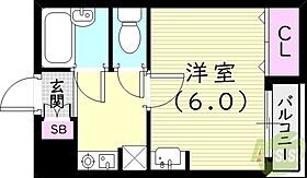 ステラハウス16  ｜ 兵庫県尼崎市武庫之荘東2丁目3-25（賃貸アパート1K・1階・20.60㎡） その2