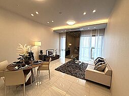 ザ・タワー十条 3907 3LDKのリビング/ダイニング