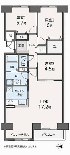 間取りを拡大表示