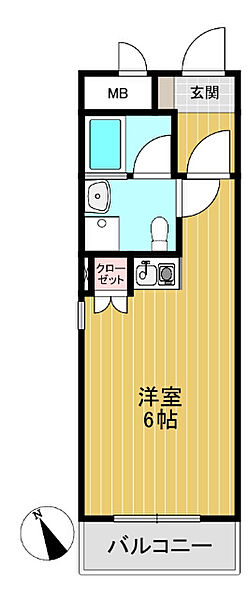 ヴィラ・モデルナ 314｜神奈川県小田原市寿町３丁目(賃貸マンション1R・3階・24.36㎡)の写真 その2